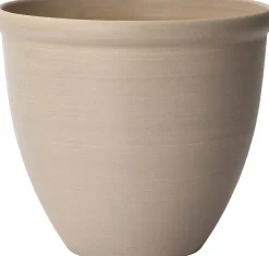 Intratuin Blumentopf Lush Living D 35 H 29 cm grau