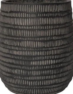 Intratuin Blumentopf Lyn braun D 33 H 39 cm