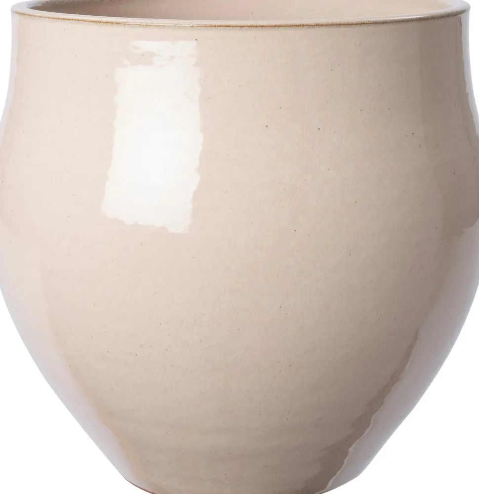 Intratuin Blumentopf Miek beige D 18 H 17 cm