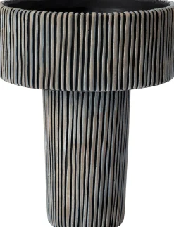 Intratuin Blumentopf Milan schwarz D 22 H 28 cm