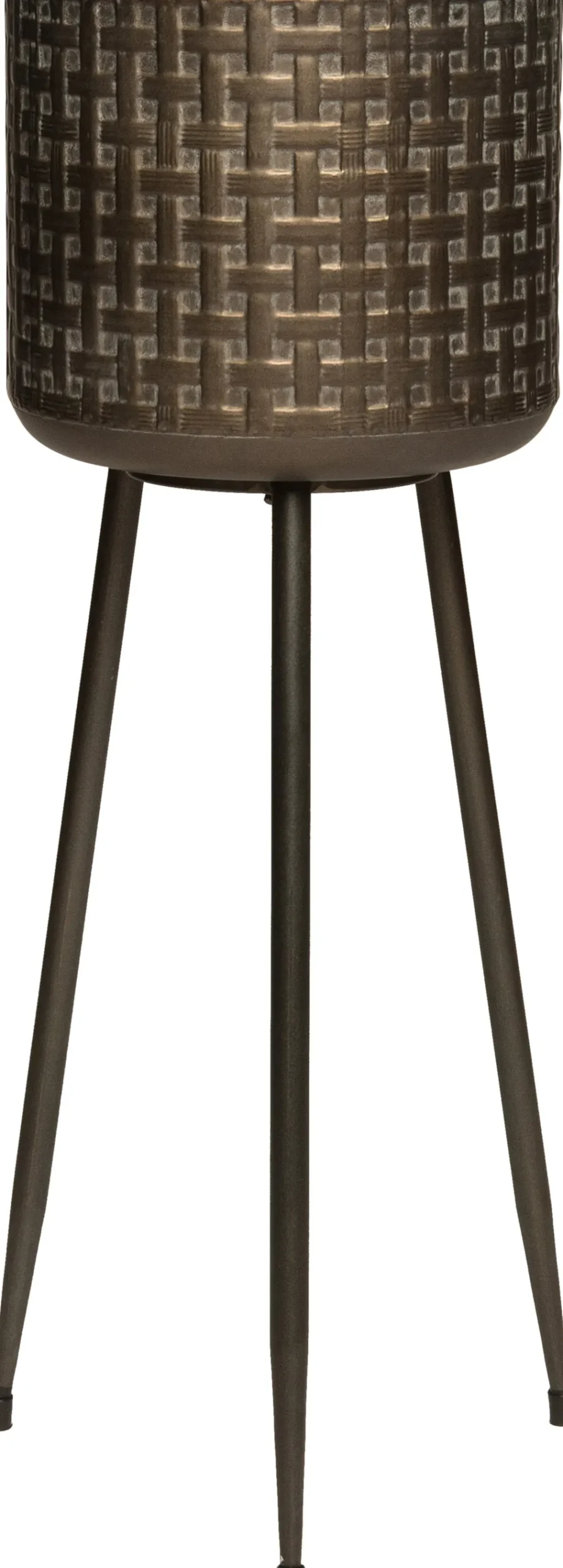 Intratuin Blumentopf mit Fuß braun D 28 H 80 cm