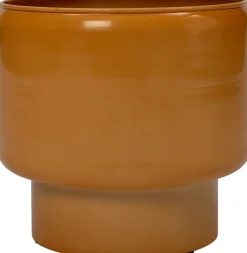 Intratuin Blumentopf mit Fuß Vibrant gelb D 31 H 29 cm