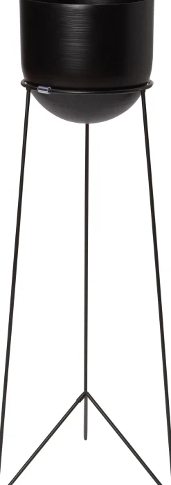 Intratuin Blumentopf mit Ständer Pien gold D 25 H 94 cm