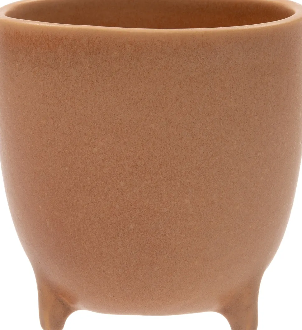 Intratuin Blumentopf mit Füßen Sonja D 15,5 cm H 15,5 cm braun