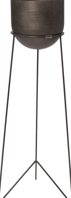 Intratuin Blumentopf mit Ständer Pien natur D 25 H 94 cm