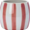 Intratuin Blumentopf mit Fuß Adora weiß/dunkelrosa D 12 H 10 cm