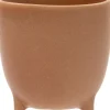 Intratuin Blumentopf mit Füßen Sonja D 13 cm H 13,5 cm braun