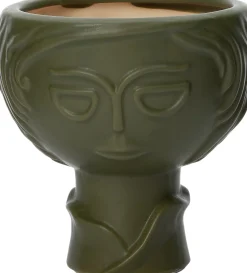 Intratuin Blumentopf Norell grün D 13,5 H 13,5 cm