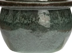 Intratuin Blumentopf Sandra D 41 cm H 26 cm grün