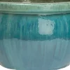 Intratuin Blumentopf Sandra D 52 cm H 31 cm türkis