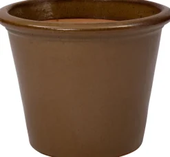 Intratuin Blumentopf Saxon braun D 35 H 27 cm