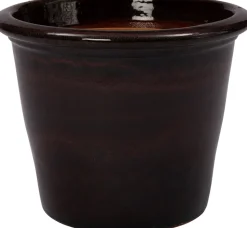 Intratuin Blumentopf Saxon dunkelbraun D 35 H 27 cm