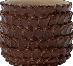 Intratuin Blumentopf Selby braun D 13 H 10 cm