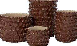 Intratuin Blumentopf Selby braun D 20 H 16 cm
