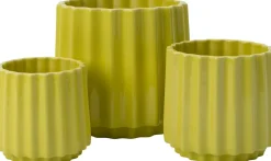 Intratuin Blumentopf Stijn grün D 15 H 14 cm