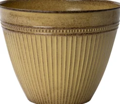 Intratuin Blumentopf Streifen beige D 22 H 19 cm