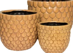 Intratuin Blumentopf Tess D 15,5 cm H 14 cm braun