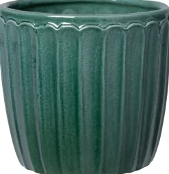 Intratuin Blumentopf Vajen grün D 19 H 17 cm