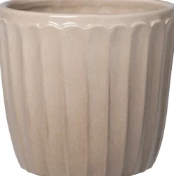 Intratuin Blumentopf Vajen beige D 11 H 11 cm