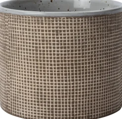 Intratuin Blumentopf Zahra braun D 14 H 11,5 cm