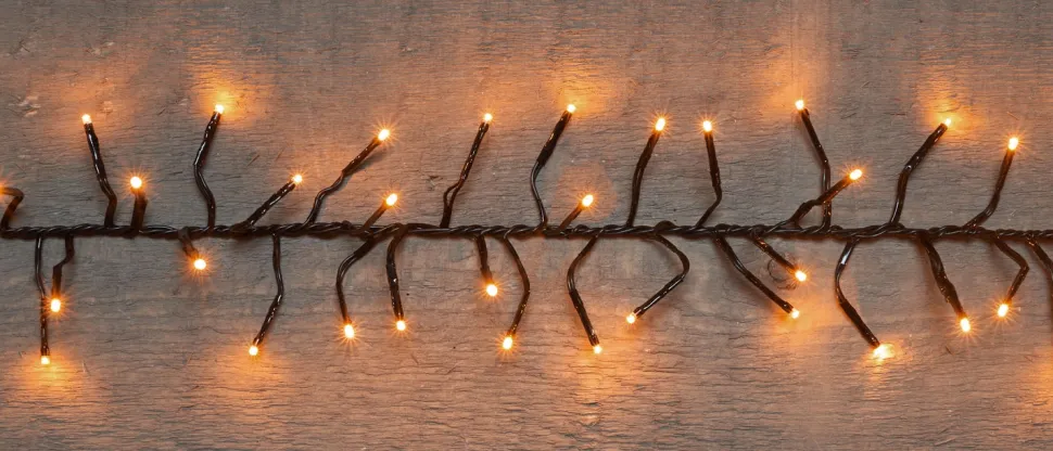 Intratuin Cluster-Lichterkette 20 m mit 1536 LED Lämpchen klassisch warm