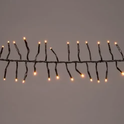 Intratuin Cluster-Lichterkette 2,5 m mit 192 LED Lämpchen klassisch warm