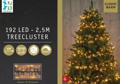 Intratuin Cluster-Lichterkette 2,5 m mit 192 LED Lämpchen klassisch warm