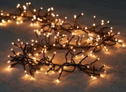 Intratuin Cluster-Lichterkette 2,4 m mit 384 LED Lämpchen klassisch warm