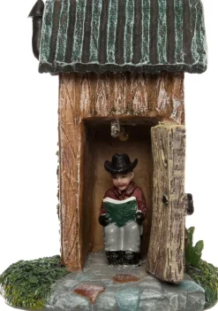 Intratuin De Brink Weihnachtsdorf Toilettenhaus 8,5 x 8,5 x 11 cm