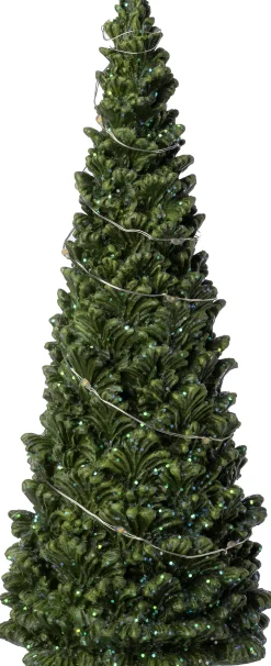 Intratuin Dekobaum Briann grün mit Beleuchtung D 10 H 24 cm