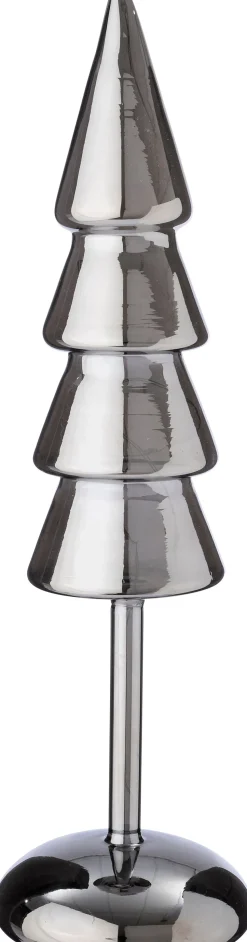 Intratuin Dekobaum Kiran grau mit Beleuchtung D 9,3 H 32 cm