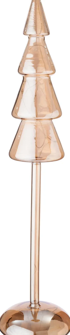 Intratuin Dekobaum Kiran orange mit Beleuchtung D 9,3 H 40 cm