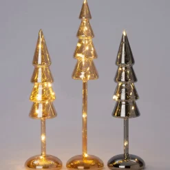 Intratuin Dekobaum Kiran orange mit Beleuchtung D 9,3 H 40 cm