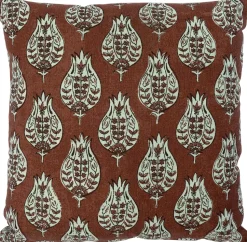 Intratuin Dekokissen Hanoi braun/weiß 45 x 45 cm