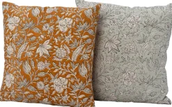 Intratuin Dekokissen Hanoi orange/weiß 45 x 45 cm