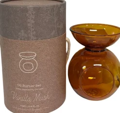 Intratuin Duftset mit Duftöl Indi Vanilla Musk braun D 11 H 18 cm