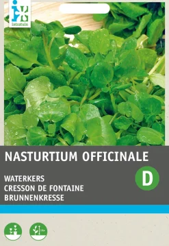 Intratuin Echte Brunnenkresse (Nasturtium officinale) Kressesamen