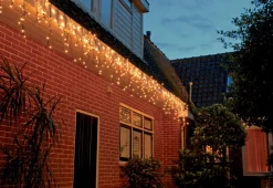 Intratuin Eisregen-Lichterkette 'Connect de luxe' 4 m mit 100 LEDs klassisch warm