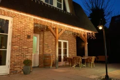 Intratuin Eisregen-Lichterkette 7,2 m mit 360 LEDs warmweiß