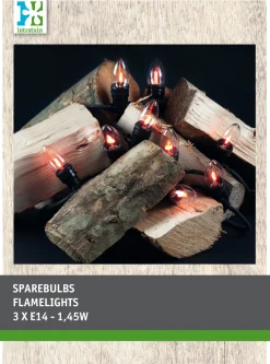 Intratuin Ersatzbirnen für Lichterkette E14 1,45W warmweiß 3 St.