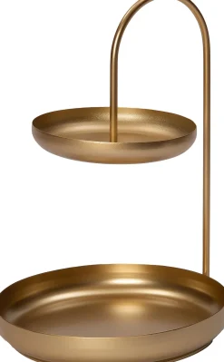 Intratuin Etagere Lieke gold D 28 H 40 cm