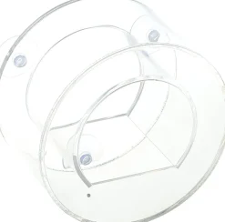 Intratuin Fenster-Vogelfutterhaus transparent D 13  H 8 cm