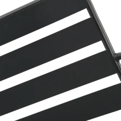 Intratuin Gartenbank Olle schwarz 115 x 62,8 x 82 cm