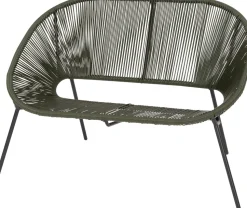 Intratuin Gartenbank Tess grün 117 x 67,2 x 81,5 cm