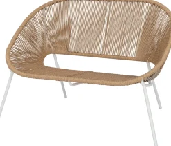 Intratuin Gartenbank Tess beige  117 x 67,2 x 81,5 cm