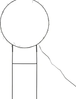 Intratuin Gartenstecker Noud Ring mit Beleuchtung D 40 H 65 cm