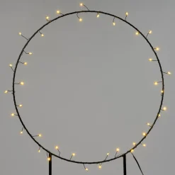 Intratuin Gartenstecker Noud Ring mit Beleuchtung D 40 H 65 cm