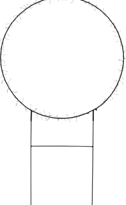 Intratuin Gartenstecker Noud Ring mit Beleuchtung D 50 H 80 cm