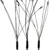 Intratuin Gartenstecker schwarz mit Beleuchtung und Timer D 1,3 H 72 cm 3 St.