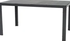 Intratuin Gartentisch Bea anthrazit 150 x 90 x 74 cm